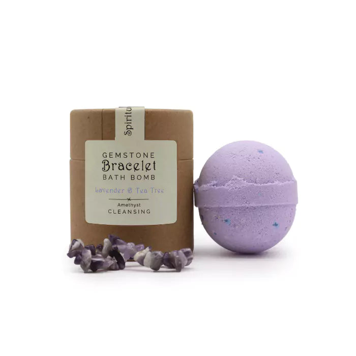 Amethist Reinigende Edelsteen -  Armband + Badbom