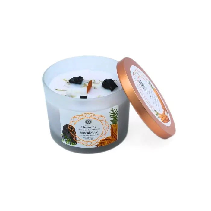 Aromatherapie kaars - Reiniging - Sandalhout 256g