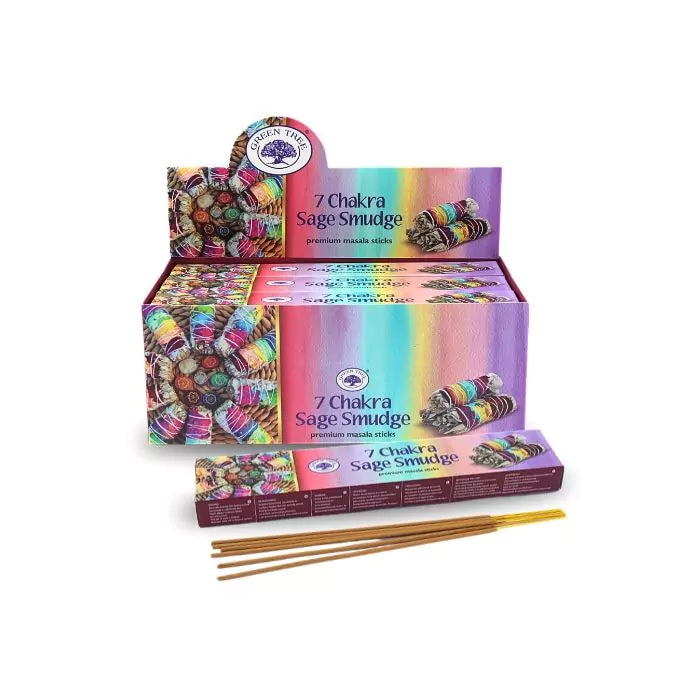 Green Tree 7 Chakra Smudge